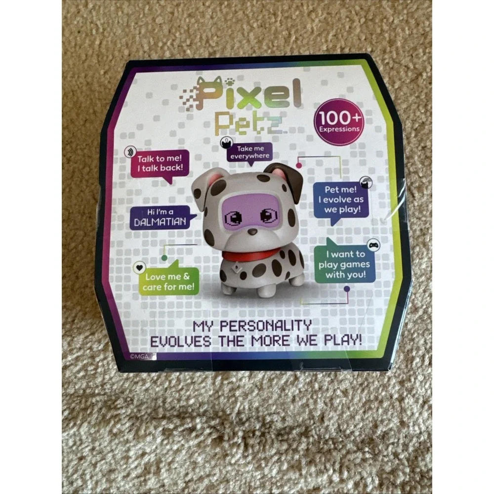 Pixel Petz Dalmatian Electronic Pet 100+ Expressions by MGA‎ NIB